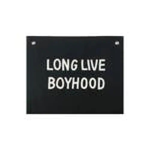 Long Live Boyhood Banner - Black - Banners