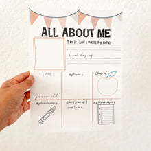 Load image into Gallery viewer, All About Me Printable
