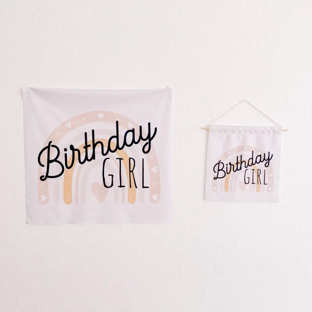 Birthday Girl LARGE Wall Hangings - Banners