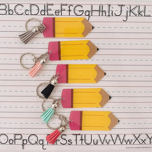Blank Acrylic Pencil Keychain - Keychain