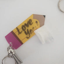 Load image into Gallery viewer, Blank Acrylic Pencil Keychain - Keychain
