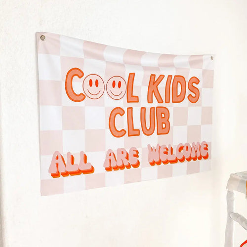 Cool Kids Club Fabric Banner