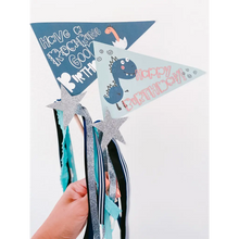 Load image into Gallery viewer, Dinosaur Pennant Flags - Printable
