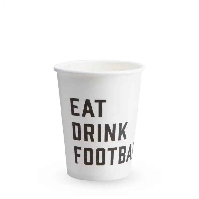 Football Themed Party Pack - White Eat Drink Football -