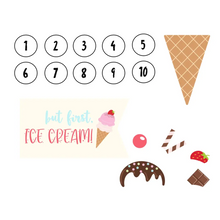 Load image into Gallery viewer, Ice Cream and Numbers
