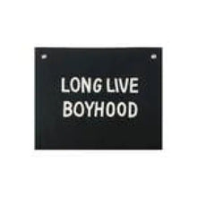 Load image into Gallery viewer, Long Live Boyhood Banner - Black - Banners
