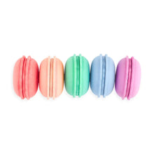 Load image into Gallery viewer, Pastel Le Macaron Pâtisserie scented erasers - set of 5
