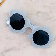 Load image into Gallery viewer, Round Flower Sunnies - Baby Blue
