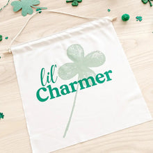 Load image into Gallery viewer, St. Patty’s Charming Banner - White - Banners
