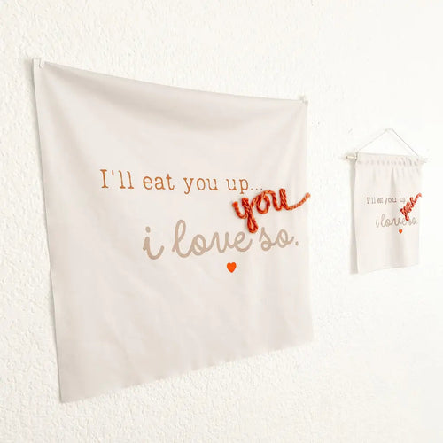 Valentine’s I Love You So LARGE Wall Hangings - Banners