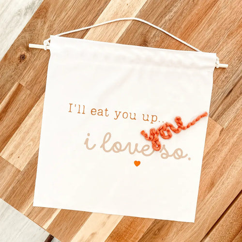 Valentine’s I Love You So Mini Wall Hangings - Banners
